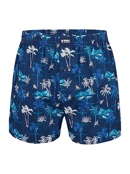 HAPPY SHORTS Boxer Motives Island American Boxershort Baumwolle Trunk Loose günstig online kaufen