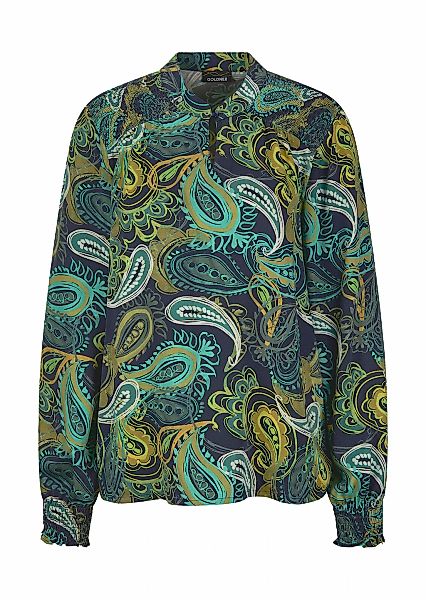 GOLDNER Schlupfbluse "Bluse aus fließendem Viskose-Satin" günstig online kaufen