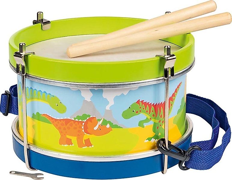goki Spielzeug-Musikinstrument Trommel Dinosaurier, Kindertrommelspaß auf günstig online kaufen