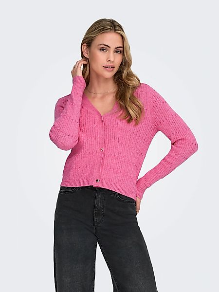 ONLY Strickjacke "ONLKATIA LS CABLE V-NECK CARDIGAN CC KNT" günstig online kaufen