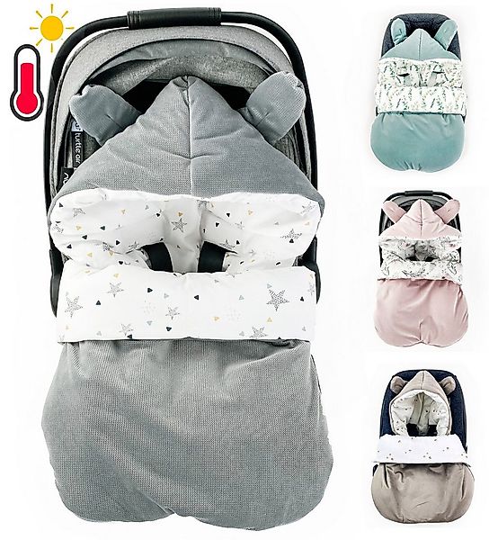Einschlagdecke Baby Fußsack Schlafsack für Babyschale Übergang Herbst leich günstig online kaufen