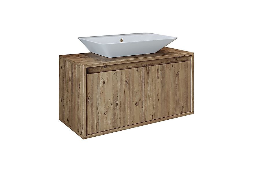 Roomart Badmöbel-Set, (Badezimmermöbel ATLANTIC 85cm in 4 Farben Unterschra günstig online kaufen