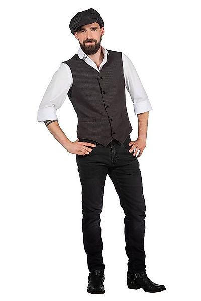 Metamorph Kostüm 20er Jahre Weste mit Mütze, Authentisches 20er Outfit im S günstig online kaufen