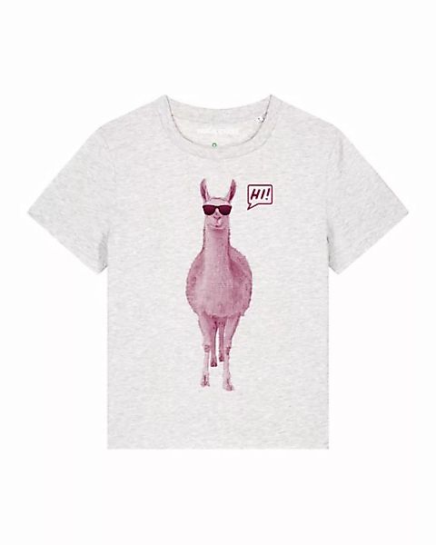 wat? Apparel Print-Shirt Lama sagt Hi (1-tlg) günstig online kaufen