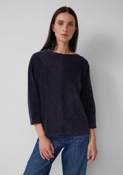 s.Oliver 3/4 Arm-Pullover Sweatshirt Cord-Shirt mit günstig online kaufen