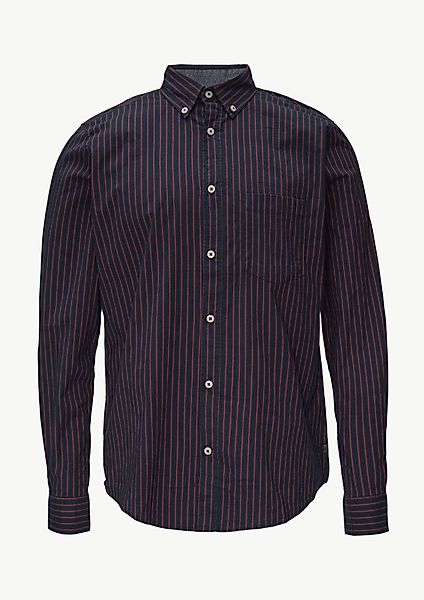 s.Oliver Langarmhemd Slim Fit: Hemd aus günstig online kaufen