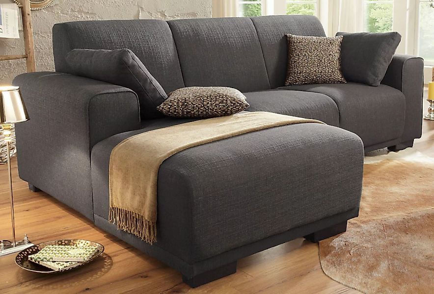 Home affaire Ecksofa "BORNHOLM L-Form mit Recamiere, Maße B/T/H: 234/162/85 günstig online kaufen