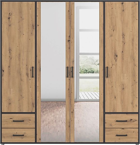 rauch Drehtürenschrank »Voyager«, (in 3 verschiedenen Ausstattungen BASIC/C günstig online kaufen
