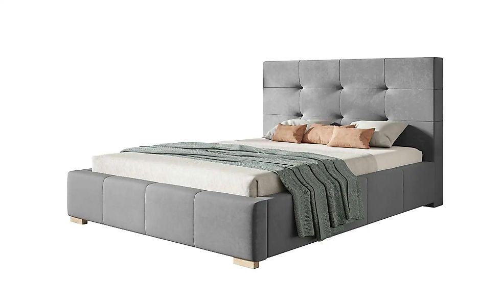 Polsterbett mit Stauraum Bristol ¦ grau ¦ Maße (cm): B: 200 H: 104 Betten > günstig online kaufen