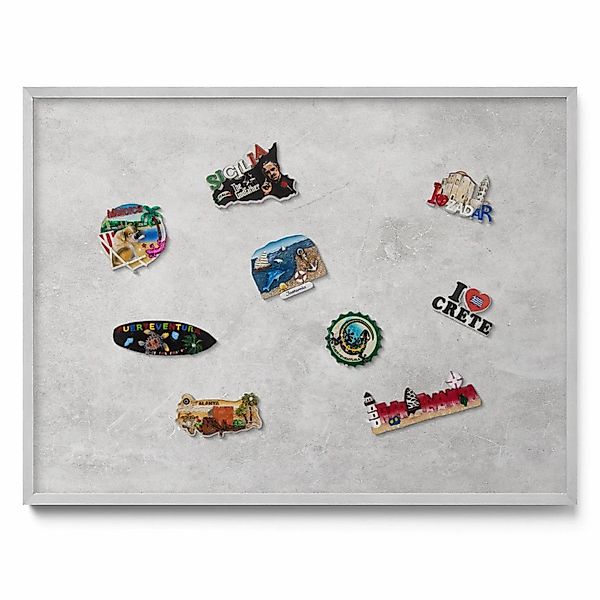 Tulup Magnettafel Wanddekoration Magnettafel bedruckt Betonwandstruktur 80x günstig online kaufen