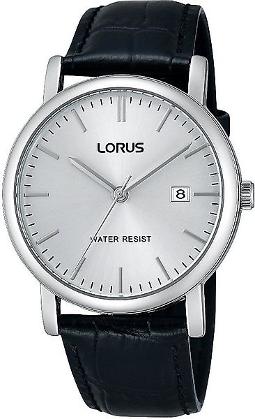 LORUS Quarzuhr RG839CX5, Armbanduhr, Herrenuhr, Datum, Lederarmband günstig online kaufen