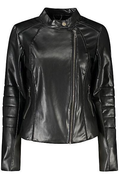 GUESS JEANS Outdoorjacke Damen Sportjacke Schwarz mit Kontrastdetails & Rei günstig online kaufen