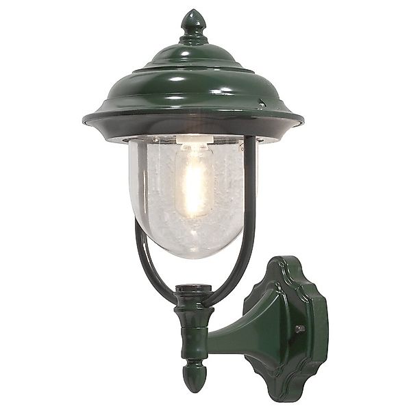 Hochwertige Wandleuchte Parma aus Aluminium in grün und klarem Acrylglas, a günstig online kaufen