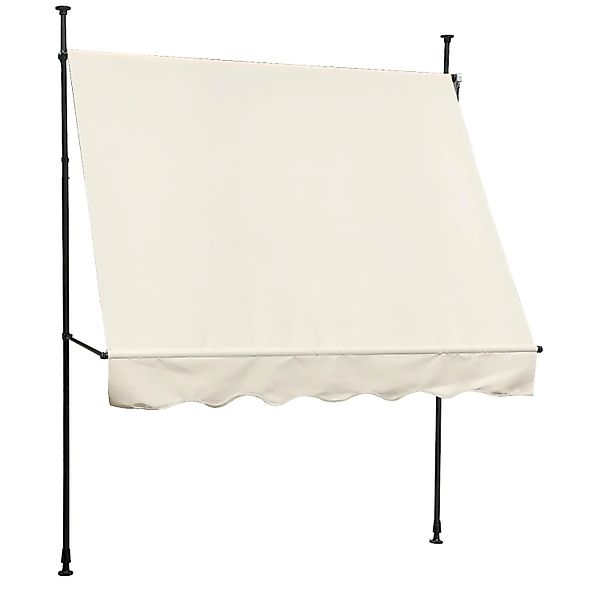 Svita Klemmmarkise Balkonmarkise Sonnenschutz Handkurbel ohne Bohren 150x20 günstig online kaufen