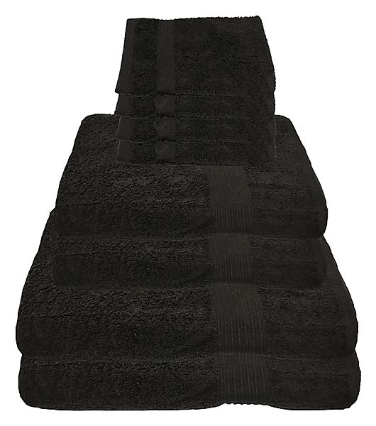 Julie Julsen Handtücher 8-Handtücher-Schwarz, Baumwolle (8-St) günstig online kaufen