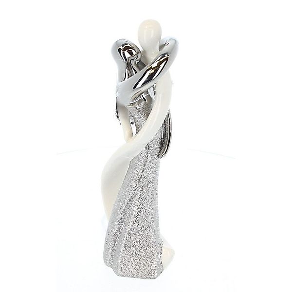 MICA Dekofigur Deko Paar - silber/weiß günstig online kaufen