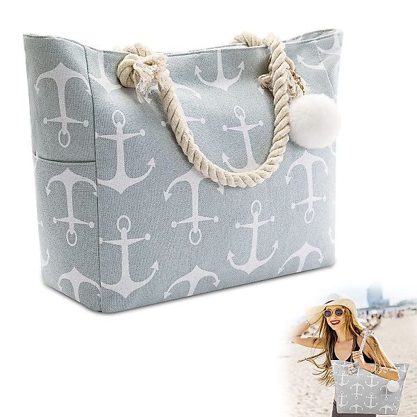 ZEUOPQ Strandtasche Strandtasche Familie Strandtasche Shopper günstig online kaufen