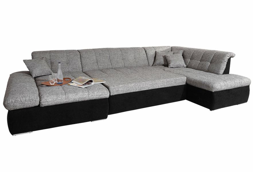 DOMO collection Wohnlandschaft "Moric U-Form, auch in Cord, Breite 353cm, v günstig online kaufen