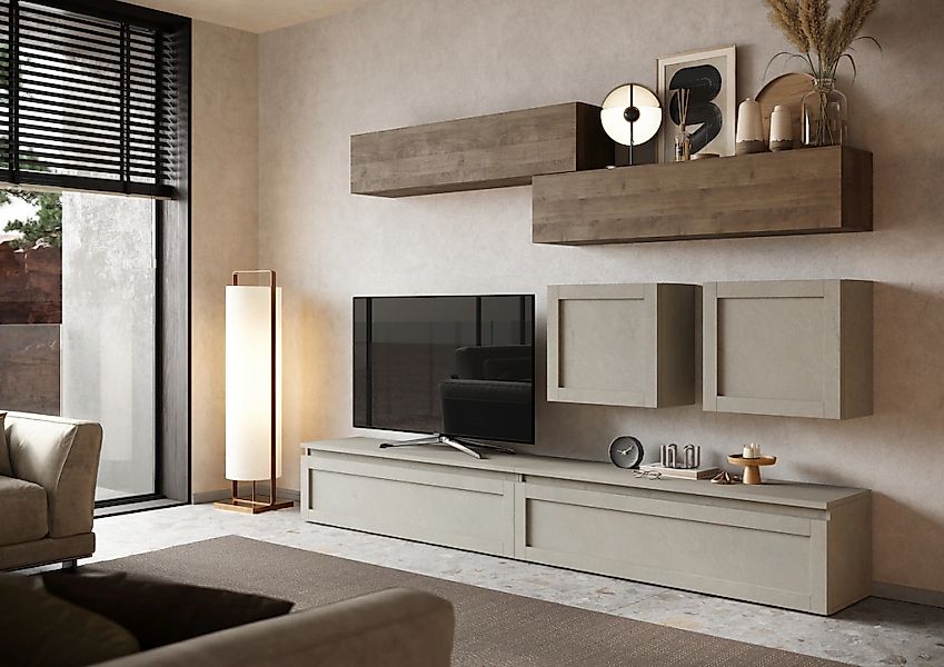 INOSIGN Wohnwand "INFINITY, 6tlg. Breite 260 cm, Höhe variabel, Schrankwand günstig online kaufen