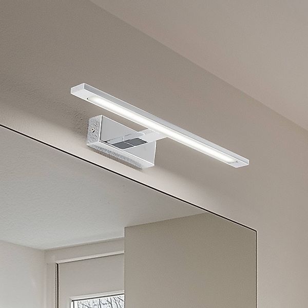 LED-Wandlampe Gallery chromfarben Metall Breite 41,5 cm IP44 günstig online kaufen