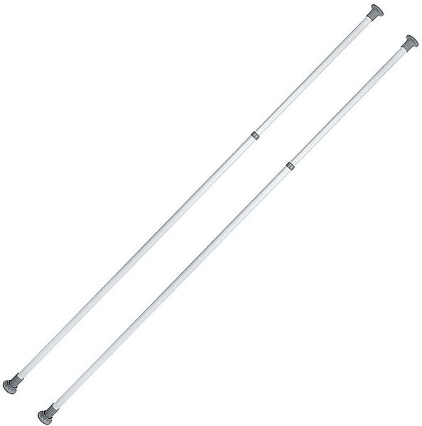 WENKO Teleskopregal Modell Herkules, Set 2-tlg., ausziehbare Hauptstange 16 günstig online kaufen