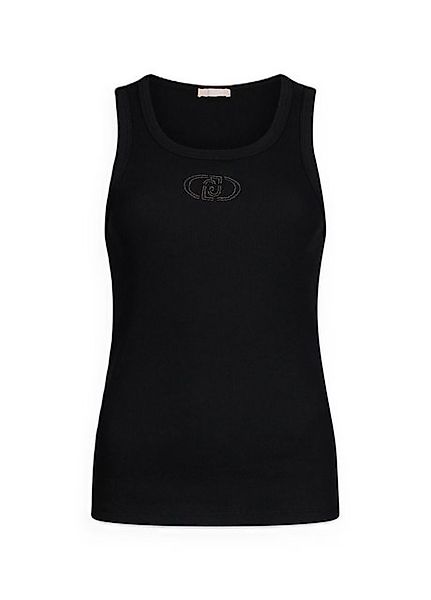 Liu Jo Ripptanktop - Top aus Baumwolle mit Logo günstig online kaufen
