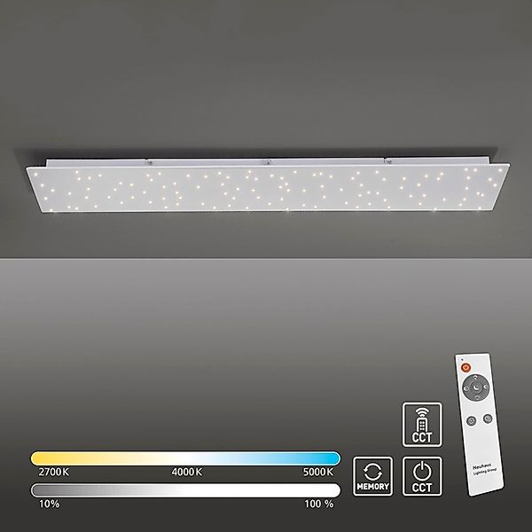 JUST LIGHT Deckenleuchte »SPARKLE«, 1 flammig, Leuchtmittel LED-Board   LED günstig online kaufen