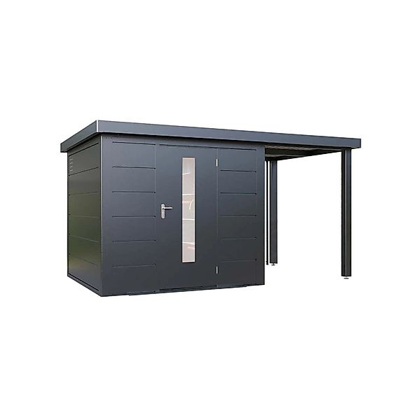 Finnhaus Wolff Metall-Gerätehaus Thorin 3924 Anthrazit günstig online kaufen
