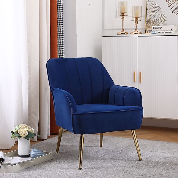 REDOM Loungesessel Eleganter Samt-Freizeitsessel (mit ergonomischem günstig online kaufen