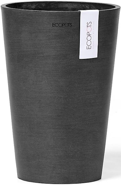 ECOPOTS Blumentopf Pisa 14 Dunkelgrau, für günstig online kaufen