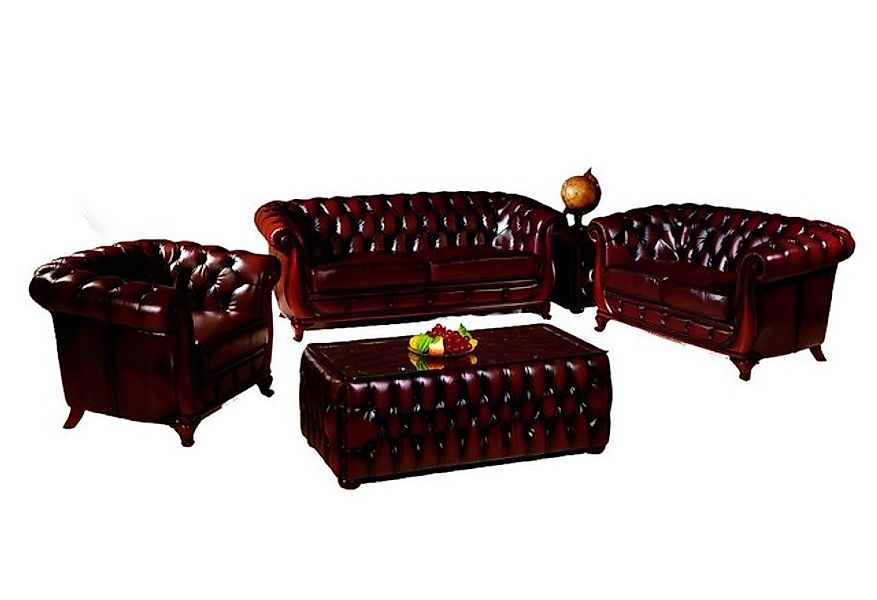 Salottini Polstergarnitur Chesterfield Manchester Sofagarnitur 3/1/1, (3-tl günstig online kaufen