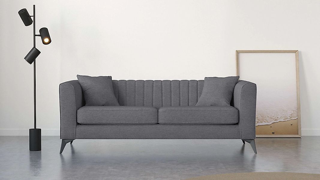 Places of Style 3-Sitzer "MATTHEW elegantes Designsofa, Maße B/T/H: 201/86/ günstig online kaufen