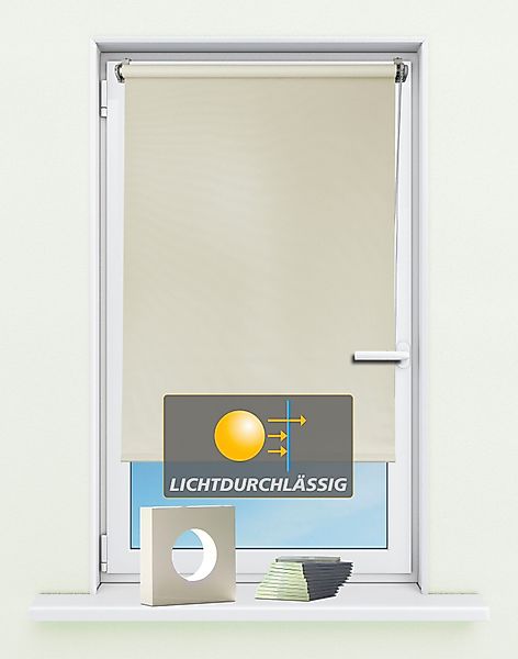 Seitenzugrollo Seitenzugrollo 'Ida', Lichtschutz, Klemmfix, ohne günstig online kaufen