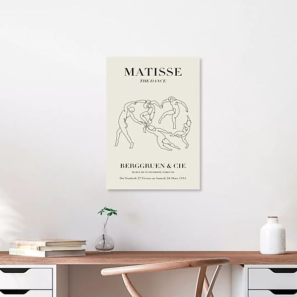 Poster / Leinwandbild - Matisse – The Dance, Beige günstig online kaufen