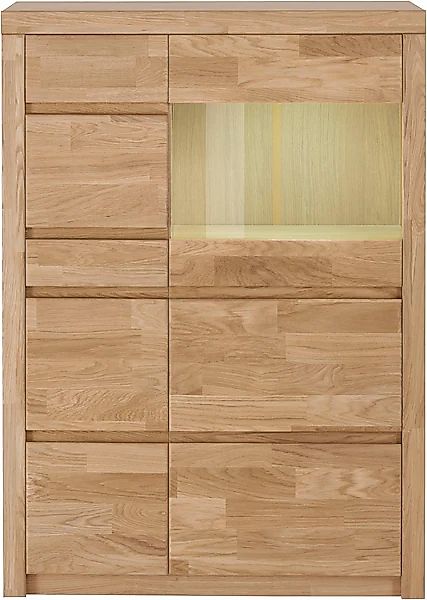 Home affaire Vitrine "Silkeborg" Höhe, 125 cm günstig online kaufen