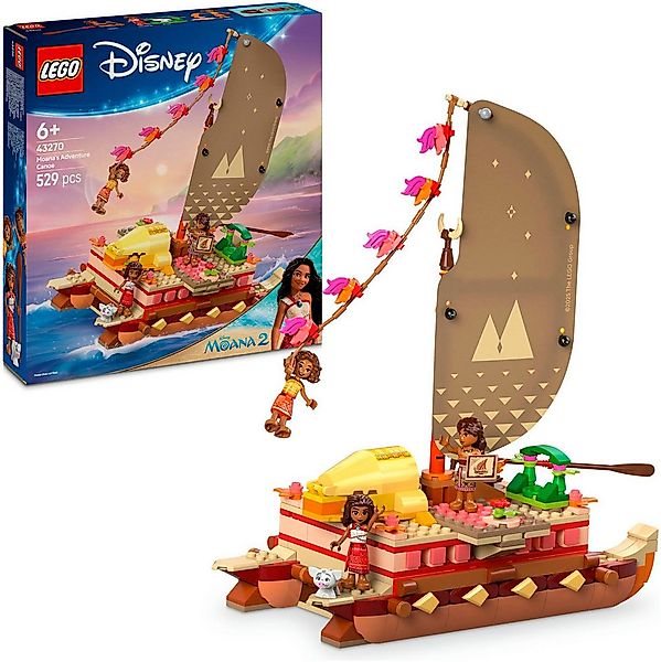 LEGO® Vaianas Abenteuerfloß (43270), LEGO Disney Princess Konstruktionsspie günstig online kaufen
