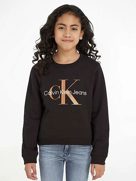 Calvin Klein Jeans Sweatshirt BRONZE MONOGRAM CN SWEATSHIRT günstig online kaufen