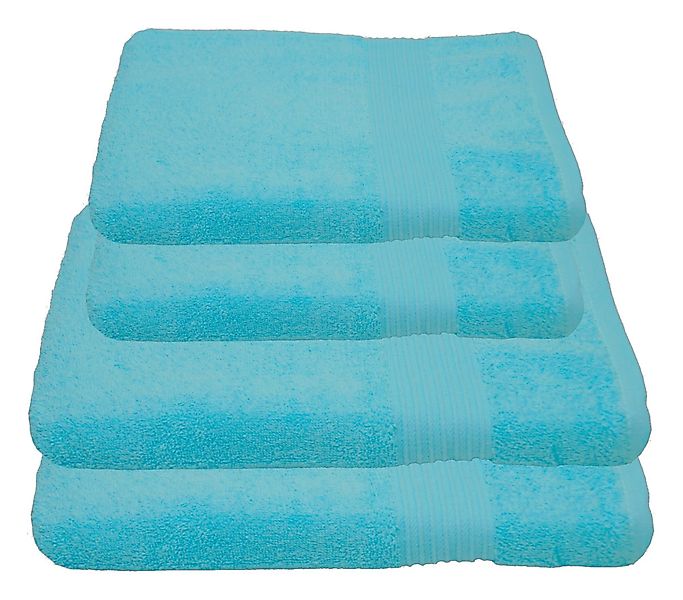 Julie Julsen Handtücher 4-Handtücher-Babyblau, Baumwolle (4-St) günstig online kaufen