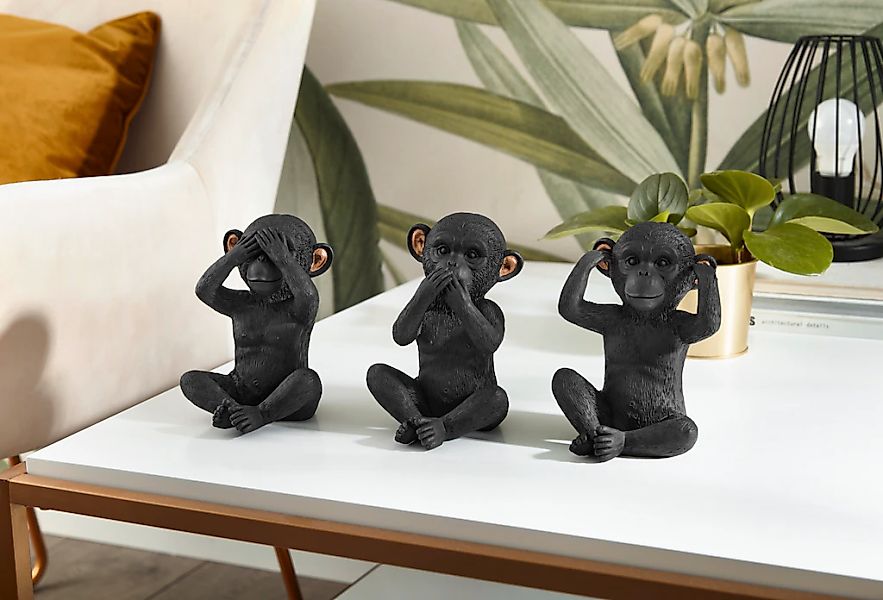 Leonique Dekofigur Affen (3er-Set) günstig online kaufen