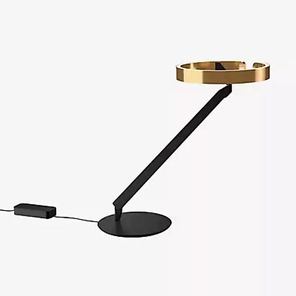 Occhio Gioia Tavolo Tischleuchte LED, Kopf bronze/Body schwarz matt günstig online kaufen