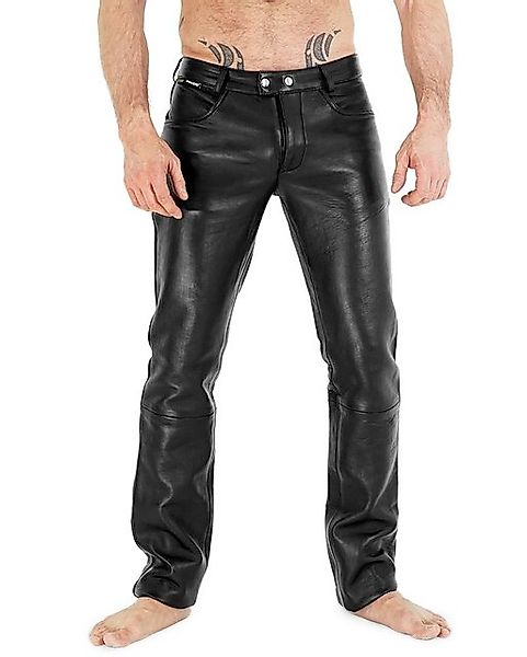 BOCKLE Lederhose Bockle® STRETCH Pants KEVLAR® Herren Lederhoe Lederjeans B günstig online kaufen