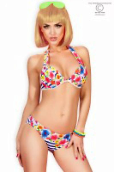 Blumenfarbener Bikini günstig online kaufen