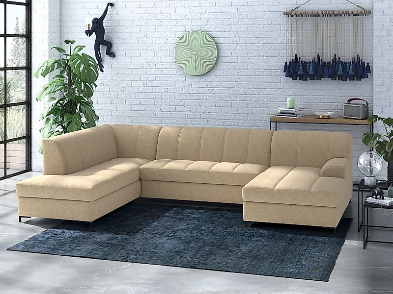 INOSIGN Wohnlandschaft »Balme, moderne Formensprache, zeitloses Design, U-F günstig online kaufen