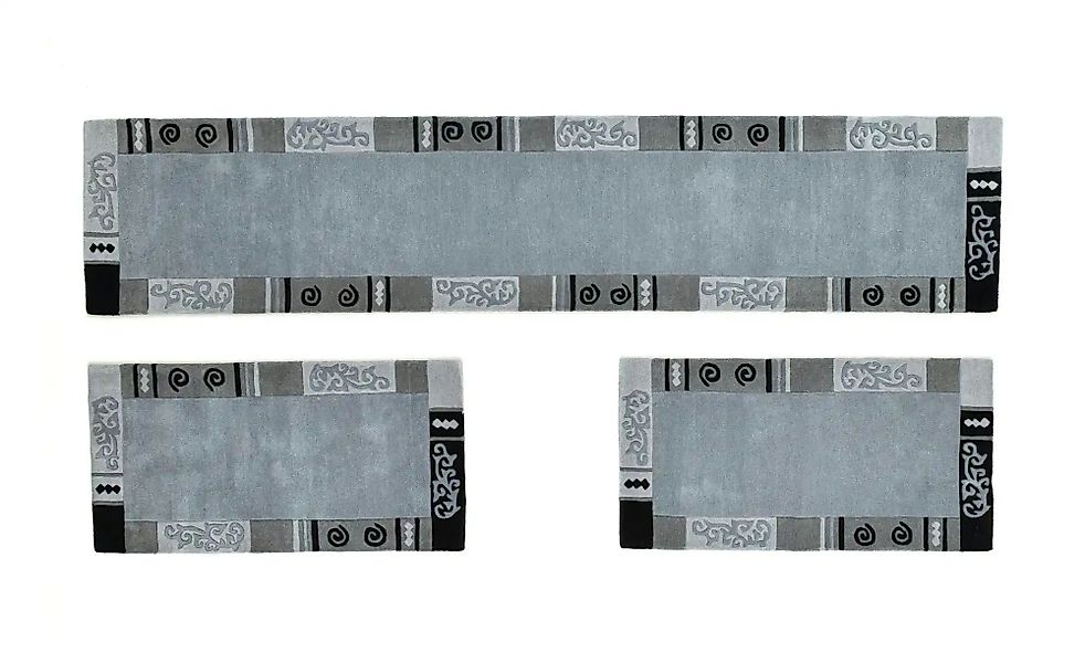 THEKO Teppich   ¦ grau ¦ Wolle ¦ Maße (cm): B: 70 H: 1,4 Teppiche > Bettumr günstig online kaufen