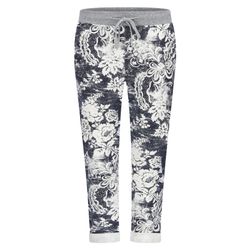 Mississhop Chinohose Damen Hose Blumen Jogginghose günstig online kaufen