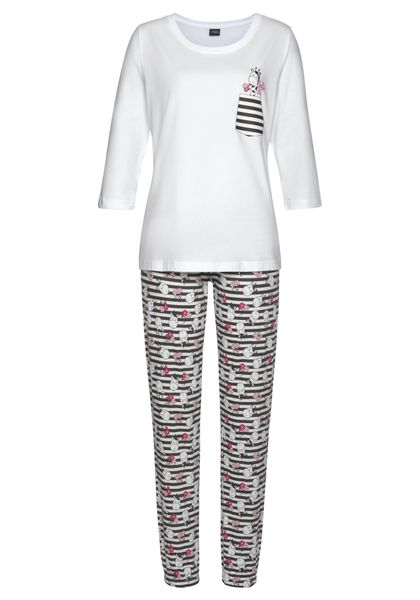 Vivance Dreams Pyjama 2 Stk. tlg., mit verspieltem Giraffen-Print günstig online kaufen
