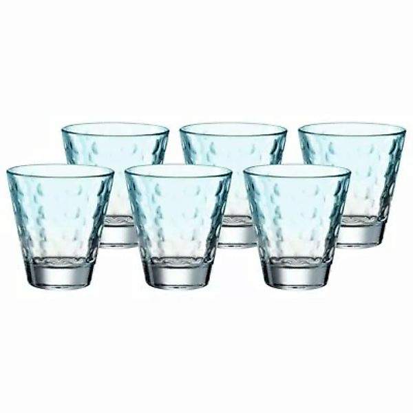 LEONARDO OPTIC Trinkglas klein 215 ml Pastell mint 6er Set Trinkgläser blau günstig online kaufen