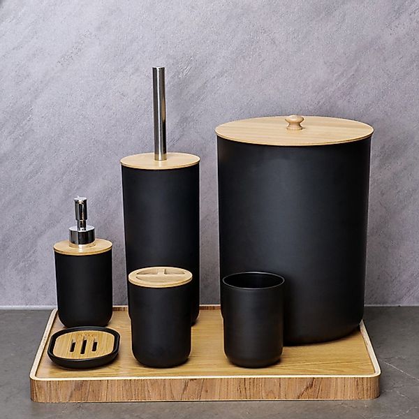 YINDN Seifenspender Badaccessoires-Sets 6-tlg., Badezimmer Set günstig online kaufen