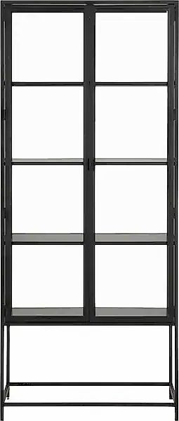 ACTONA GROUP Glasvitrine, mit Glastüren und Metallrahmen, 4 Einlegeböden, B günstig online kaufen
