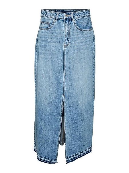 Vero Moda Sommerrock VMZAYLA HR SLIT LONG DNM SKIRT LI31 günstig online kaufen